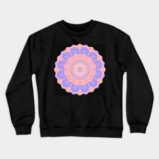 Soft Coloured Mandala Crewneck Sweatshirt